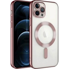 Bucuks Newface Apple iPhone 13 Pro Kılıf Kross Magneticsafe Kapak - Rose