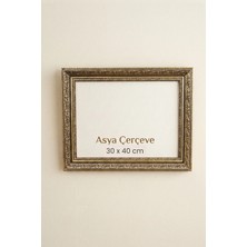 Asya Çerçeve 30 x 40 cm Saltanat Serisi Camlı Oda Mutfak Salon Koridor Poster Puzzle Forma ve Resim Çerçevesi