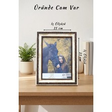 Asya Çerçeve Osmanlı Saray Serisi 15X21 cm Fotoğraf Çerçevesi Camlı Ayaklı Dekoratif Masaüstü & Duvar Tipi Plastik Çerçeve