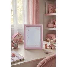 Asya Çerçeve Kız Çocuk Odası Pembe 15 x 21 Fotoğraf Çerçevesi Camlı Dekoratif Duvar&masa Plastik Çerçeve