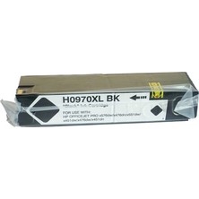 Hp 970XL-CN625AE Siyah Muadil Kartuş