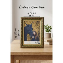 Asya Çerçeve Osmanlı Saray Serisi 18X24 cm Fotoğraf Çerçevesi Camlı Ayaklı Dekoratif Masaüstü & Duvar Tipi Plastik Çerçeve