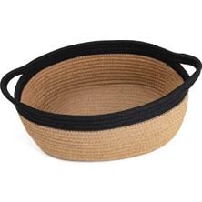 Empressco Oval Jüt Düzenleyici Sepet 30CM x 12CM