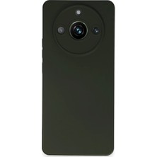 Bucuks Newface Realme 11 Pro Kılıf Nano Içi Kadife Silikon - Koyu Yeşil
