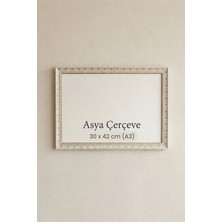 Asya Çerçeve 30 x 42 cm (A3 Ebat) Istanbul Serisi Işlemeli Camlı Oda Mutfak Salon Koridor Poster ve Resim Çerçevesi