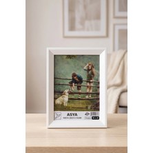 Asya Çerçeve Piramit Serisi 15 x 21 Fotoğraf Çerçevesi Camlı Dekoratif Duvar & Masa Tipi Plastik Çerçeve