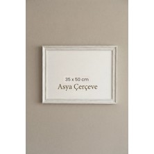 Asya Çerçeve 35 x 50 cm Londra Model Antik Desenli Camlı Oda Mutfak Salon Koridor Poster ve Resim Çerçevesi