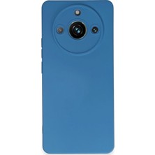 Bucuks Newface Realme 11 Pro Kılıf Nano Içi Kadife Silikon - Mavi