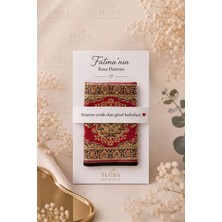 Tuğba Design House Kişiye Özel Kartlı Etnik Desen Cüzdan Kına Hediyeliği 10 Adet