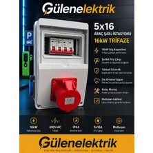 Mutlusan 5X16 Araç Şarj Istasyonu 16 KW