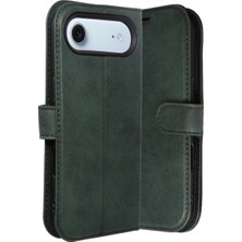 Bucuks Newface Apple iPhone 17 Air Trend S Plus Kapaklı Kılıf - Yeşil