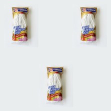 Temsan Gold Cotton Pamuklu Püskül Yedek Havlu Mop / Islak Mop / Paspas Ucu Başlığı - 3 Adet