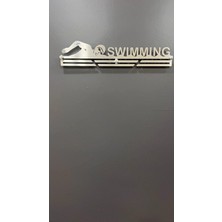 Empressco Madalya Askısı / Askılığı - Yüzücü / Swimming (Paslanmaz Çelik)