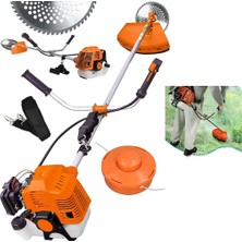 Prohummer PH276 Yan Tipi Benzinli Ot Çalı Çim Biçme Tırpanı - 58CC 11000 Rpm (Turuncu)