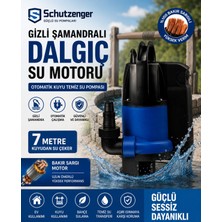 SCHUTZENGER German Bakır Sargı 2 Hp Gizli Şamandıralı Kirli Temiz Yüzme Havuzu Gölet Sel Su Aktarma Pompası