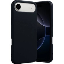 Bucuks Newface Apple iPhone 17 Air Nano Içi Kadife Silikon - Siyah