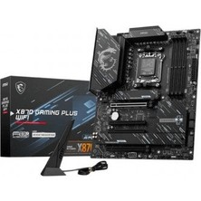 MSI Msı X870 Gamıng Plus Wıfı 8200(OC)MHZ Ddr5 Am5 Anakart