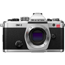 Olympus Om System Om-3 Astro Gövde Gümüş Aynasız Lensi Değişebilir Kamera
