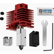 Masitte Bambu Lab X1 / P1P / P1S Uyumlu 0.4mm Yükseltilmiş Sertleştirilmiş Çelik Hotend Seti