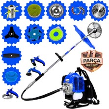 Prohummer Cros Lombard Italy Cl-11-Xl Sırt Tipi Benzinli Tırpan ve Halı Yıkama 11 Parça Full Set
