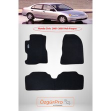 Rizline Honda Civic 2001-2005 Araca Özel Halı Paspas Siyah