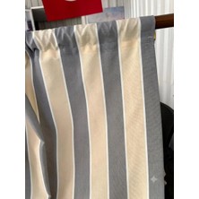 Nivemes Home NİVEMESHOME BRANDA GRİ - KREM BALKON PERDESİ