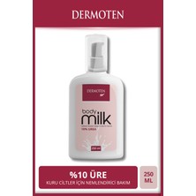 Dermoten Yoğun Nemlendirici Vücut Sütü %10 Üre, Panthenol ve Pentavitin İçerikli – Tüm Cilt Tipleri için 200 ml