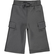 Civil Baby Çiçek Nakışlı Basic Kargo 6-18 Ay Eşofman Altı - Gri