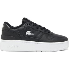 Lacoste T-Clip Platform Hakiki Deri Kadın Siyah Sneaker
