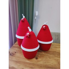 Empressco El Yapımı, 3 Lü Yılbaşı Sepet, Yeniyıl, Noel Baba Sepet,