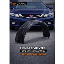 EP Garaj Otomotiv Honda Civic Fb7 Sağ Ön Çamurluk Davlumbazı