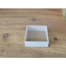 Rass 12*12*4cm 20ADET Asetat Kapaklı Kutu Beyaz Düğün Nişan Kına Hediyelik Kutu
