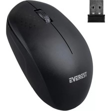 TeknoKapsül Everest Smw-88 USB Siyah 1200 Dpı 2.4ghz Kablosuz Mouse