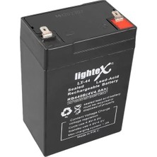 TeknoKapsül Lightex Lt-44 4VOLT 4.0AMPER Kuru Işıldak Aküsü