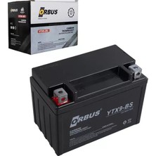 TeknoKapsül Orbus Ytx9-Bs 12V 9A Motosiklet Aküsü (150 x 86 x 107 Mm) (2.84KG)