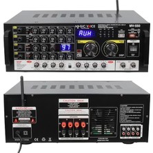 TeknoKapsül Magicvoice MV-550 2X100 Watt Usb-Sd-Bluetooth- Balans Trafosuz Ses Mixer