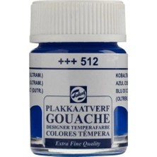 Royal Talens Designer Guaj Boya Cobalt Blue (Ultramarine) 512 Cam Şişe Çok Renkli Yüksek Kalite