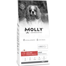 Molly Mini Irk Kuzulu ve Yaban Mersinli Yetişkin Köpek Maması 2 kg