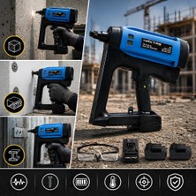 Prohummer Haktaş HKT152 110J Ağır Hizmet Çivi Tabancası - Beton ve Sert Zemin Için 30-180MM