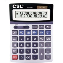 Nusrat Bilişim CSL CS-2385 12 Hane Masa Tipi Oynar Başlıklı Hesap Makinesi