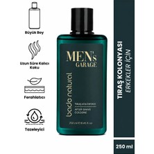 Bade Natural Men's Garage Dökme Tıraş Kolonyası 250 ml