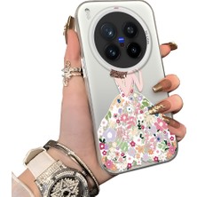 HONTINGA Vivo X300 Pro ile Uyumlu Kılıf Silikon Kenar Sert Arka Kamera Koruyucu Basitlik Anti Düşme Kamera Sevgili Çift Kılıf Güzel Kız Desen Couple Telefon Kılıfı K1-1792