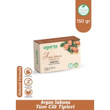 Agarta Cilt Güzelliğini Koruyan Sıkılaştırıcı ve Peeling Etkili Bitkisel Argan Sabunu 150 gr