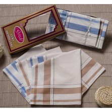 Universal Sarı Kutulu 46X46 cm 12 Adet Kumaş Mendil-Gsk 07