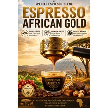 For Coffee Espresso African Gold – Kenya Aa, Ethiopia Sidamo & Tanzania Peaberry Premium Espresso Kahvesi