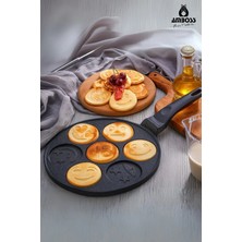 Empressco Funny Emoji Pankek Krep Tavası 26 cm