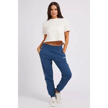 Guess Adele Crop T-Shırt Kadın Krem T-Shirt V2YI06K8HM0-G6K5