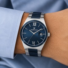 Daniel Klein 13.10140-6 Mavi Kadran Çelik Kordon Erkek Kol Saati Damat Saati
