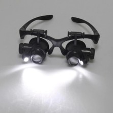 TeknoKapsül Nikula-Gözlük Modeli 10X 15X 20X 25X Lens,2led Işıklı,büyüteç