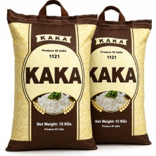 Kaka Hint Usulü 1121 Basmati Pirinç 20 kg (2'li Avantaj Paketi)